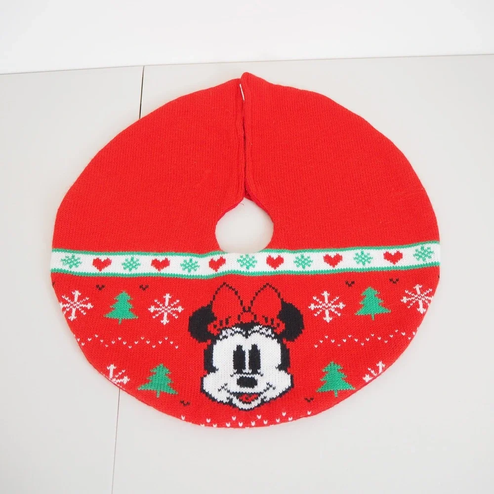 Disney Holiday Minnie Mouse Small Knit Tree‎ Skirt 17
